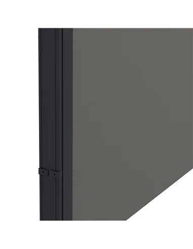 Outsunny Retractable Side Awning, Outdoor Privacy Screen for Garden, Hot Tub, Balcony, Terrace, Pool, 400 x 180cm, Dark Grey