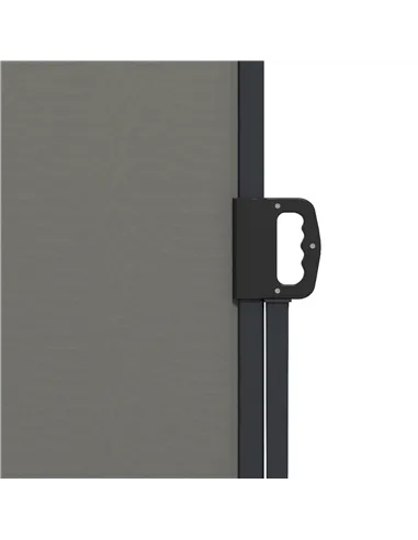 Outsunny Retractable Side Awning, Outdoor Privacy Screen for Garden, Hot Tub, Balcony, Terrace, Pool, 400 x 180cm, Dark Grey