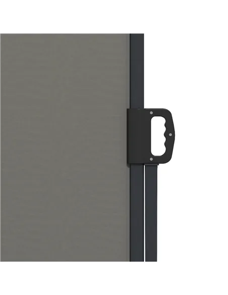 Outsunny Retractable Side Awning, Outdoor Privacy Screen for Garden, Hot Tub, Balcony, Terrace, Pool, 400 x 180cm, Dark Grey