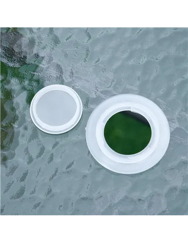 Outsunny Garden Dining Table Glass Top Metal Frame with Parasol Hole Outdoor Balcony Grey 140L x 80Wcm