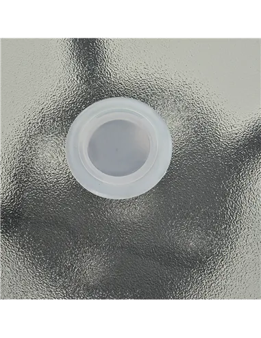 Outsunny 80 cm Round Garden Dining Table with Parasol Hole for 4, Outdoor Coffee Bistro End Side Table with Tempered Glass Top a