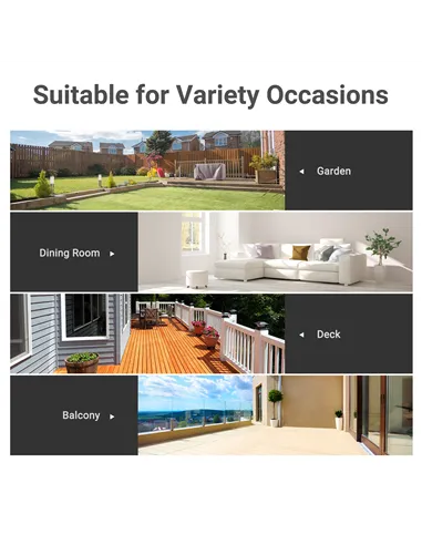 Outsunny Square Garden Table, Outdoor Coffee Table with Tempered Glass Top, Bar Bistro Dining Table, Metal Frame for Patio, Balc