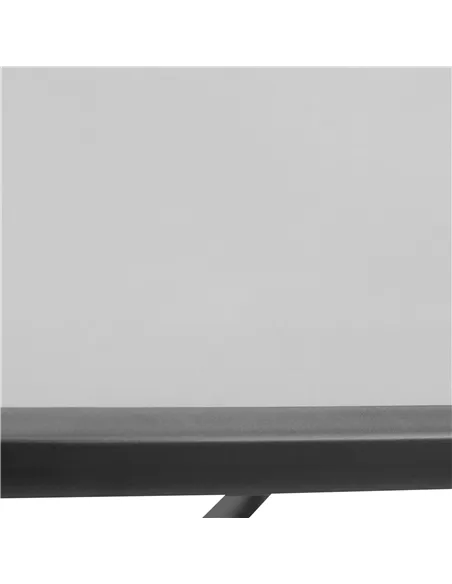 Outsunny Square Garden Table, Outdoor Coffee Table with Tempered Glass Top, Bar Bistro Dining Table, Metal Frame for Patio, Balc