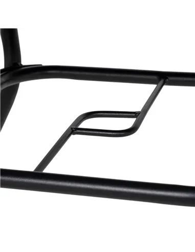 Outsunny Square Outdoor Table, Patio Bistro Coffee Table with Faux-marbled Top and 42mm Umbrella Hole for Garden