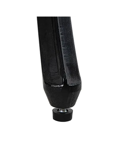 Outsunny Φ90cm Four-Seated Round Aluminium Garden Table, with Parasol Hole