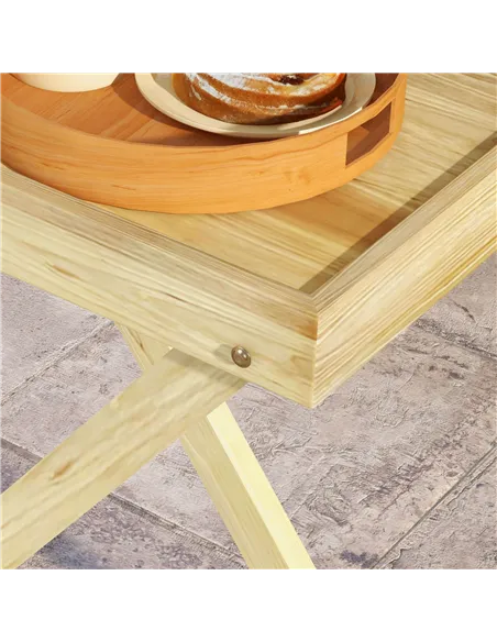 Outsunny 44 x 68cm Wooden Garden Table