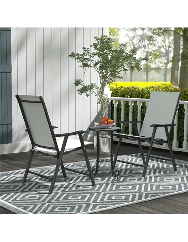 Outsunny Mosaic Garden Table, 35.5 cm Round Outdoor Table with Shelf, Ceramic Tile Top, Small Garden Side Table Bistro Table End