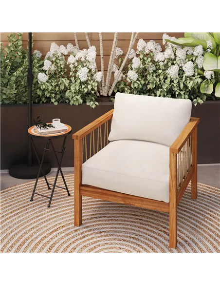 Outsunny Mosaic Outdoor Garden Table, 35.5cm Round Folding Coffee Table with Metal Frame for Balcony Terrace, Orange