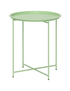 Outsunny Steel Removable Tray Top Garden Table - Green