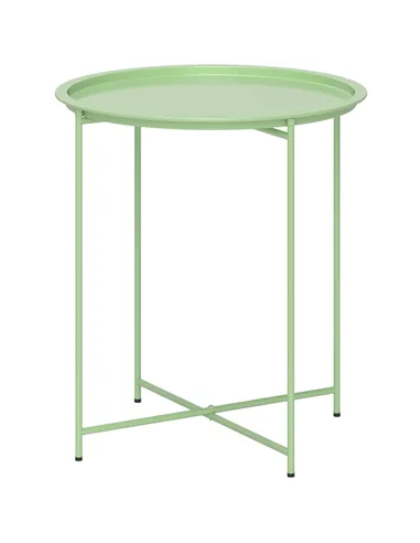 Outsunny Steel Removable Tray Top Garden Table - Green