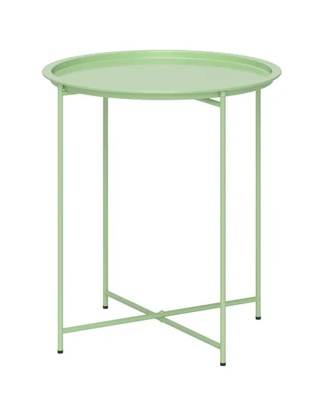 Outsunny Steel Removable Tray Top Garden Table - Green