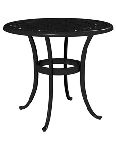 Outsunny Outdoor Garden Table, Cast Aluminium Patio End Table with Anti-slip Foot Pads for Garden, Patio, Balcony, 60 x 52.5cm, 