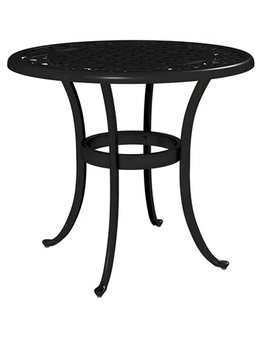 Outsunny Outdoor Garden Table, Cast Aluminium Patio End Table with Anti-slip Foot Pads for Garden, Patio, Balcony, 60 x 52.5cm, 