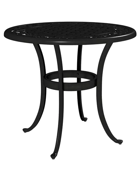 Outsunny Outdoor Garden Table, Cast Aluminium Patio End Table with Anti-slip Foot Pads for Garden, Patio, Balcony, 60 x 52.5cm, 