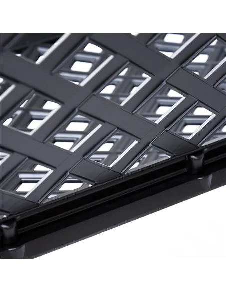 Outsunny Garden Bench, Cast Aluminium, 107Lx58Wx85H cm-Black