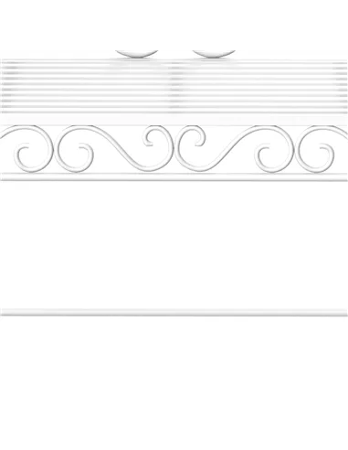 Outsunny Heavy-Duty Garden Bench-White