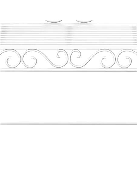 Outsunny Heavy-Duty Garden Bench-White