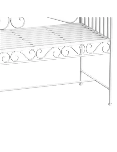 Outsunny Heavy-Duty Garden Bench-White