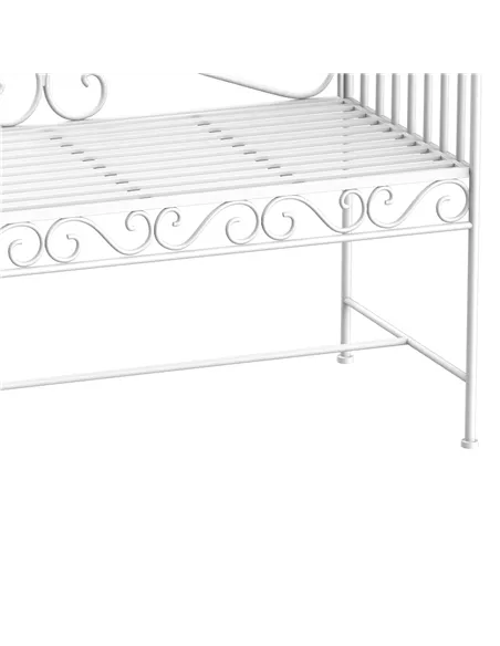 Outsunny Heavy-Duty Garden Bench-White