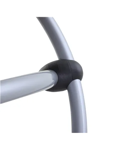 Outsunny Outdoor Orbital Lounger Zero Gravity Patio Chaise Sun Lounger Foldable Rocking Chair with Pillow, Grey