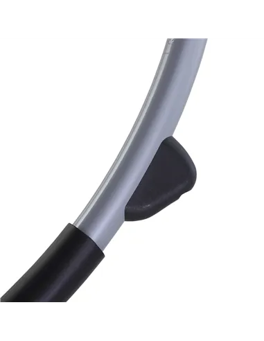 Outsunny Outdoor Orbital Lounger Zero Gravity Patio Chaise Sun Lounger Foldable Rocking Chair with Pillow, Grey