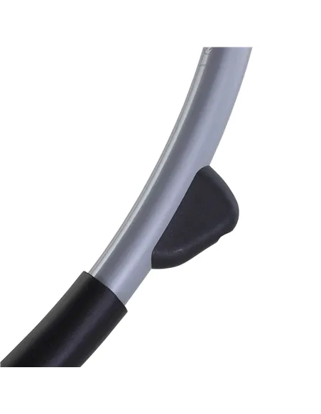 Outsunny Outdoor Orbital Lounger Zero Gravity Patio Chaise Sun Lounger Foldable Rocking Chair with Pillow, Grey