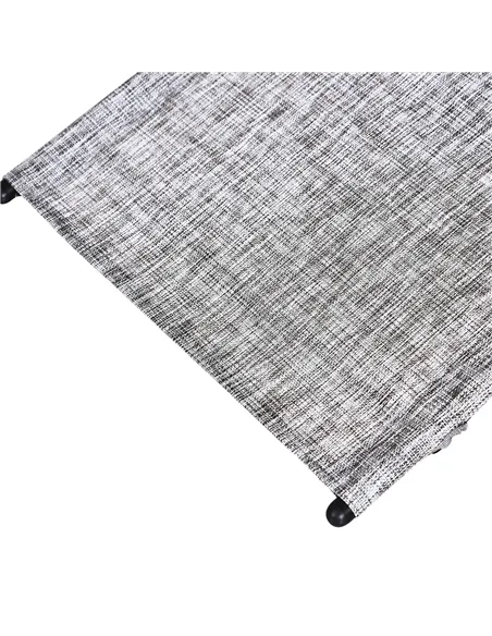 Outsunny Steel Frame Zero Gravity Rocking Lounge Chair w/ Pillow Grey