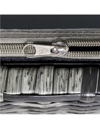 Outsunny 130 L Rattan Garden Storage Box, with Seat - Mixed Grey