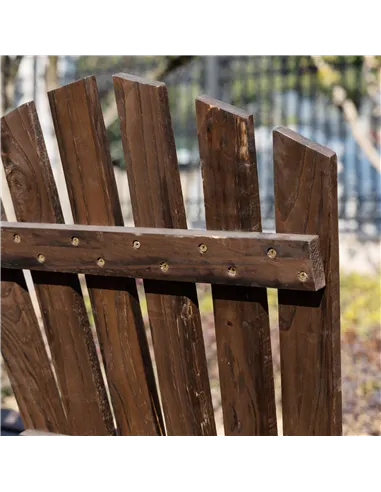 Outsunny Fir Logs Love Seats with Wheel-Shaped Armrests, Large Load-Bearing Chair, Natural Wood Grain