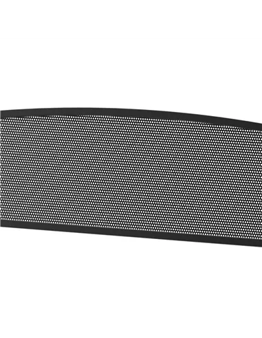 Outsunny Garden Bench Furniture Patio Park 2 Person Chair Seat Steel Black 120cm Outdoor