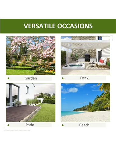 Outsunny Garden Rustic Wooden Bench Wheel-Shaped Legs Slatted Seat Stable Reinforced Structure Outdoor Patio Garden 2-Person Ben