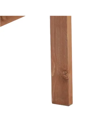 Outsunny 2-Seater Fir Wood Bench w/ Centre Table