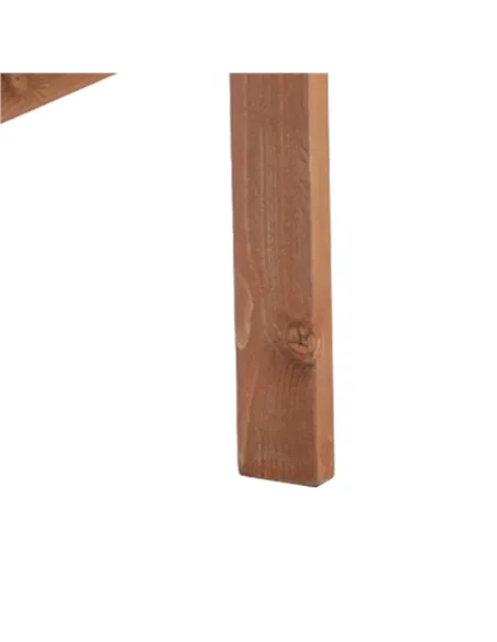 Outsunny 2-Seater Fir Wood Bench w/ Centre Table