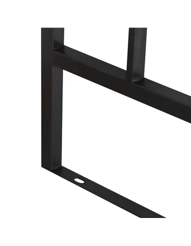 Outsunny Metal Frame Bench W/Arch, 114Lx60Wx206H cm-Grey