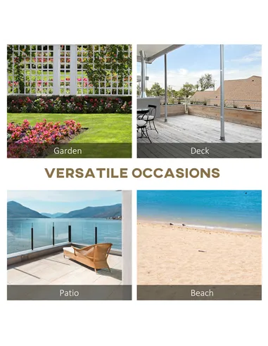 Outsunny 2-Person Garden Bench Rustic Wooden Outdoor Bench with Wheel-Shaped Legs Slatted Seat for Patio Natural Wood Effect