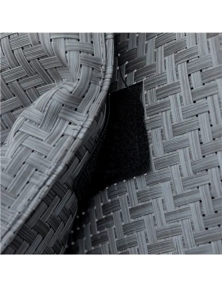 Outsunny Zero Gravity Rocking Lounge Chair Rattan Effect Patio Rocking Chair w/ Removable Pillow Recliner Seat Breathable Textel