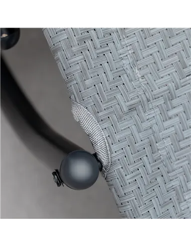 Outsunny Zero Gravity Rocking Lounge Chair Rattan Effect Patio Rocking Chair w/ Removable Pillow Recliner Seat Breathable Textel