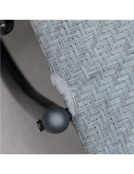 Outsunny Zero Gravity Rocking Lounge Chair Rattan Effect Patio Rocking Chair w/ Removable Pillow Recliner Seat Breathable Textel