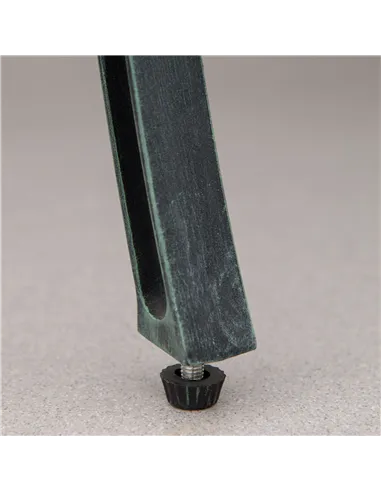 Outsunny Cast Aluminium Garden Bench 2 Seater Antique Loveseat for Outdoor Patio Porch Park, Verdigris