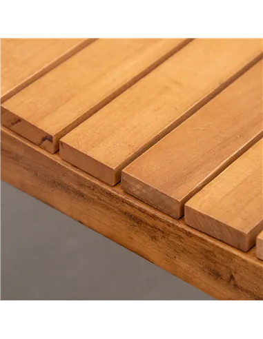 Outsunny 2-Seater Wooden Garden Bench Outdoor Patio Loveseat for Yard, Lawn, Porch, Natural