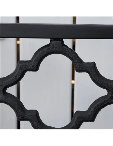 Outsunny 2-Seater Garden Bench Antique Loveseat for Yard, Lawn, Porch, Patio, Steel