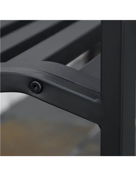 Outsunny 2-Seater Garden Bench Antique Loveseat for Yard, Lawn, Porch, Patio, Steel