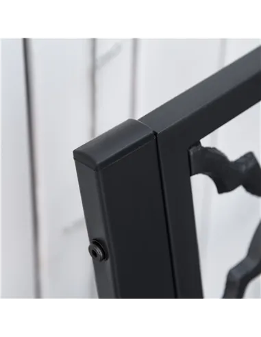 Outsunny 2-Seater Garden Bench Antique Loveseat for Yard, Lawn, Porch, Patio, Steel