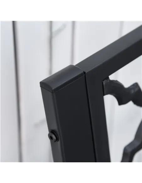 Outsunny 2-Seater Garden Bench Antique Loveseat for Yard, Lawn, Porch, Patio, Steel