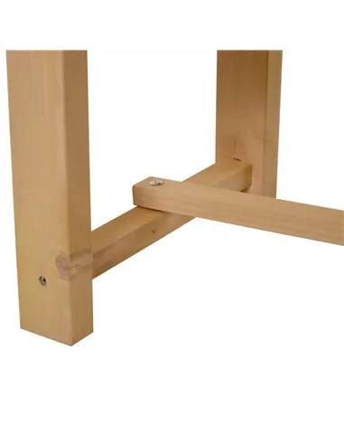 Outsunny 5 Pieces 2-seater Outdoor Indoor Wooden Garden Bench Fir Patio Loveseat, 110L x 38W x 35Hcm, Natural