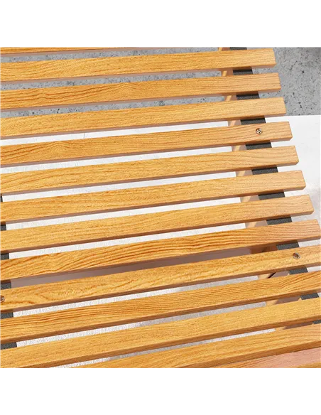 Outsunny Outdoor Rocking Chair w/ Slatted Seat, Wooden Rocking Chair, 130cm x 60cm x 60cm, Teak