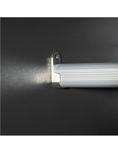 HOMCOM High Gloss Wardrobe, 2 Door Wardrobe with Hanging Rod and Storage Shelf, Clothes Storage Organizer with Anti-tipping Desi