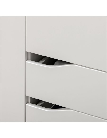 HOMCOM Wardrobe with 2 Doors, 2 Drawers, Hanging Rail, Shelves for Bedroom Clothes Storage Organiser, 89x50x185cm, White