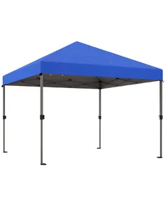 Outsunny 3 x 3m Pop-Up Gazebo, with Accessories - Blue