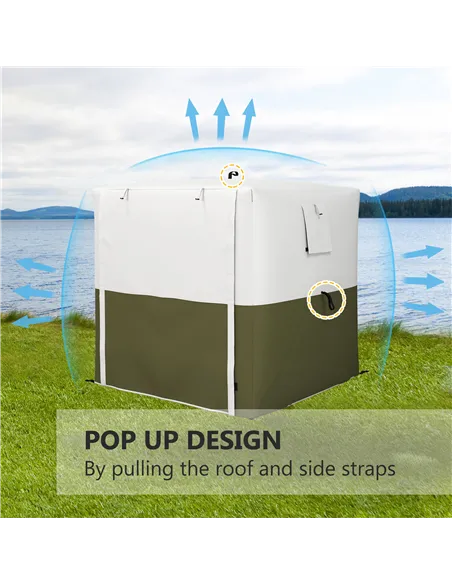 Outsunny 2 x 2m Pop-Up Gazebo, with Accessories - Green